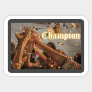 Champagne Sticker